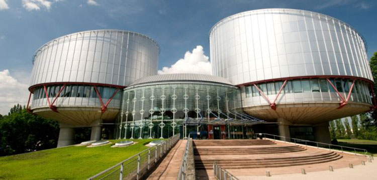 Bild på fasaden för European Court Human Rights